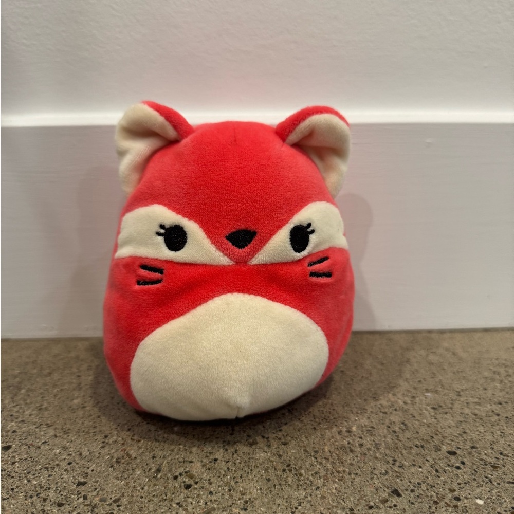 Squishmallows Red and Cream Fox Plush